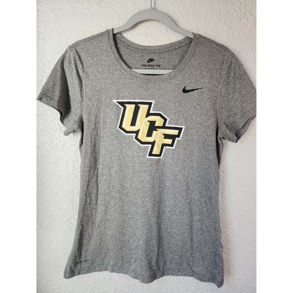 Nike The Nike Tee UCF Knights Dri-Fit Gray T-Shirt Collegiate Medium - Picture 1 of 5